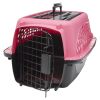 2 Door Top Load Pet Kennel; Pink; 19"L