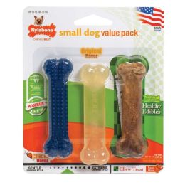 Nylabone Healthy Edibles and Flexi Chew Value Pack Flexi Edibles; Variety; 1ea-XS-Petite 3 ct