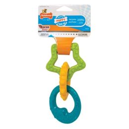 Nylabone Puppy Power Chew Puppy Teething Rings Bacon; 1ea-SMall-Regular 1 ct