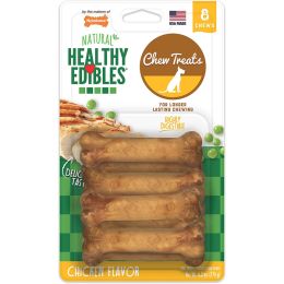 Nylabone Healthy Edibles All Natural Long Lasting Chicken Flavor Dog Chew Treats 8 Count; Chicken; 1ea-XS-Petite