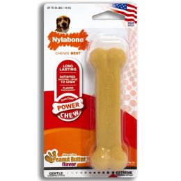 Nylabone Power Chew Flavored Durable Chew Toy for Dogs Peanut Butter; 1ea-Medium-Wolf 1 ct