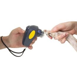 JW Pet Palm Nail Grinder for Dogs Grey; Yellow One Size