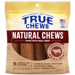 True Chews Natrl Chews Dog 10Oz Beef Regular 5Pc