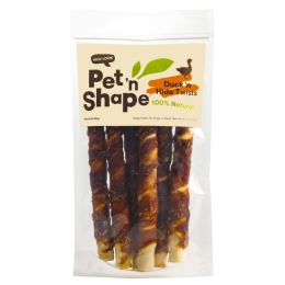 Pet N Shape Duck Hide Twists Dog Treat 15.3 oz 6 Pack