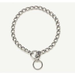 Titan Chain Training Dog Collar Medium Nickel; Chrome 2.5 mm x 20 in