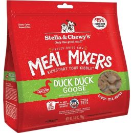 Stella and Chewys Dog Freeze-Dried Mixer Duck Goose 18Oz