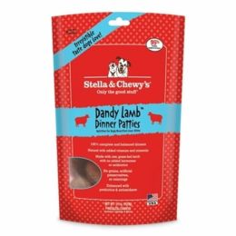 Stella and Chewys Freeze Dried Dog Food Lamb Dinner Patties 14 Oz