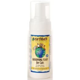 Earthbath Waterless Grooming Foam for Cats and Kittens; Fragrance Free 4oz