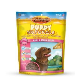 Zukes Puppy Naturals Grain Free Pork and Chickpea Dog Treats 5 Oz