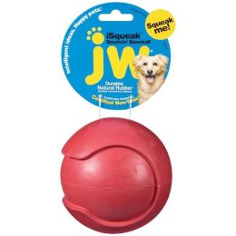 JW Pet iSqueak Bouncin Dog Toy Baseball Assorted Large