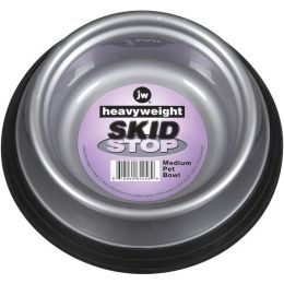 JW Pet Skid Stop Heavyweight Dog Bowl Assorted Medium