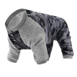 Canada Pooch Dog Frosty Sweatsuit Black Camo 12