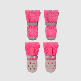 Canada Pooch Dog Hot Pavement Boots Neon Pink 1