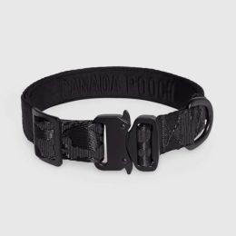 Canada Pooch Dog Waterproof Collar Black Small