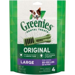 Greenies Original Dog Dental Treat 6 oz 4 Count Large