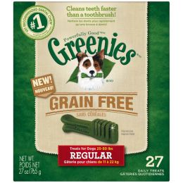 Greenies Grain-Free Dog Dental Treat 27 oz 27 Count Regular