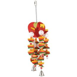 A and E Cages Happy Beaks Apple Bird Toy LG