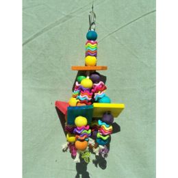 A and E Cages Happy Beaks Fiesta Blocks Bird Toy One Size