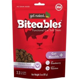 Get Naked Biteables Cat Health PLUS Functional Cat Soft Treats 3oz.