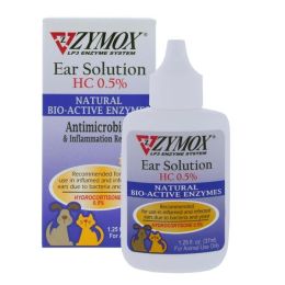 Zymox Ear Solution with .5% hydrocortisone 1.25oz bottle 1.25 fl. oz