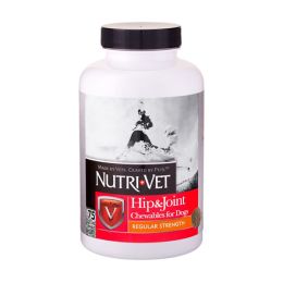 Nutri-Vet Hip and Joint Early Care Liver Chewables 75 Count