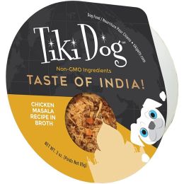 Tiki Pets Dog Taste of the World Indian Chicken Masala 3oz. (Case Of 4)