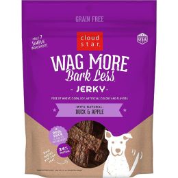 Cloudstar DOG JERKY GRAIN FREE DUCK APPLE 10OZ