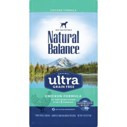 Natural Balance Pet Foods Ultra Grain Free Chicken Formula Dry Dog Food 4 lb