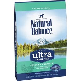 Natural Balance Pet Foods Ultra Grain Free Chicken Formula Dry Dog Food 11 lb