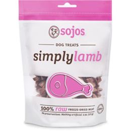 SOJOS DOG SIMPLY LAMB TREAT 4OZ