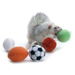 Marshall Pet Products Ferret Sport Balls Assorted 2 in 2 Pack