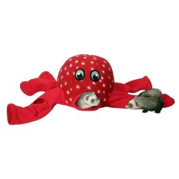 Marshall Pet Products Ferret Octo-Play Toy Octopus Red One Size