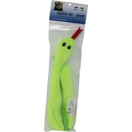 Marshall Pet Products Ferret Teaser Snake Toy Green One Size