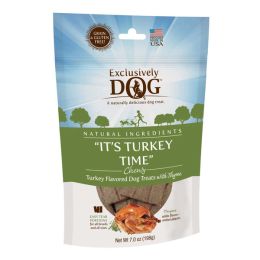 Exclusively Pet Its Turkey Time Turkey Flavored Dog Treats 7 oz