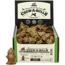 Redbarn Pet Products Chew-A-Bulls Hydrant Dog Treat Medium; 12 Pack