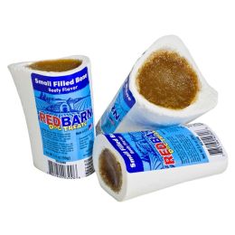 Redbarn Pet Products Filled Bone Beef Dog Treat 3.5 oz Small