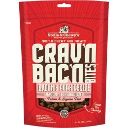 Stella and Chewys Dog CravN Bacon Bites Pork 8.25Oz