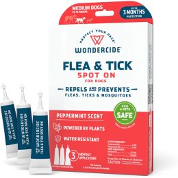 Wondercide Flea and Tick Spot On for Dogs-Medium-Peppermint