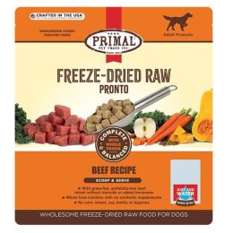 Primal Dog Freeze-Dried Pronto Beef 7oz.