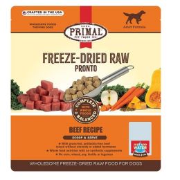 Primal Dog Freeze-Dried Pronto Beef 25oz.