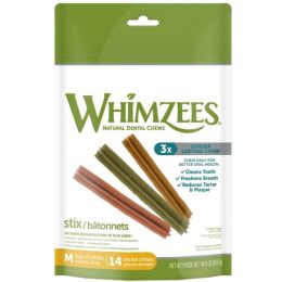 Whimzees Stix Medium 14.8 Oz. Bag