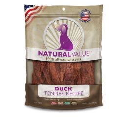 Loving Pets Natural Value Duck Tender Recipe Dog Treat 14 oz