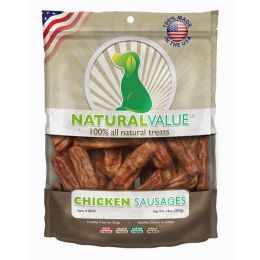 Loving Pets Natural Value Chicken Sausage Recipe Dog Treat 13 oz