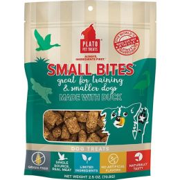 Plato Dog Small Bites Grain Free Duck 2.5 Oz.