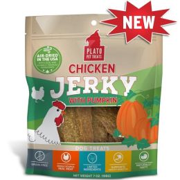 Plato Dog Jerky Chicken With Pumpkin 7Oz