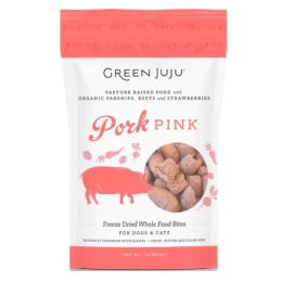 Green Juju Dog Freeze Dried Topper Pork Pink 3Oz