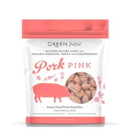 Green Juju Dog Freeze Dried Topper Pork Pink 7.5Oz