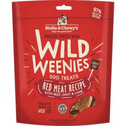 Stella and Chewys Dog Freeze Dried Weenie Red Meat 3.25 Oz.