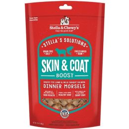 Stella and Chewys Dog Solutions Skin and Coat Boost Lamb and Salmon 13 Oz