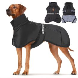 Large Dog Winter Coat Wind-proof Reflective Anxiety Relief Soft Wrap Calming Vest For Travel (Color: Red, size: 3XL)